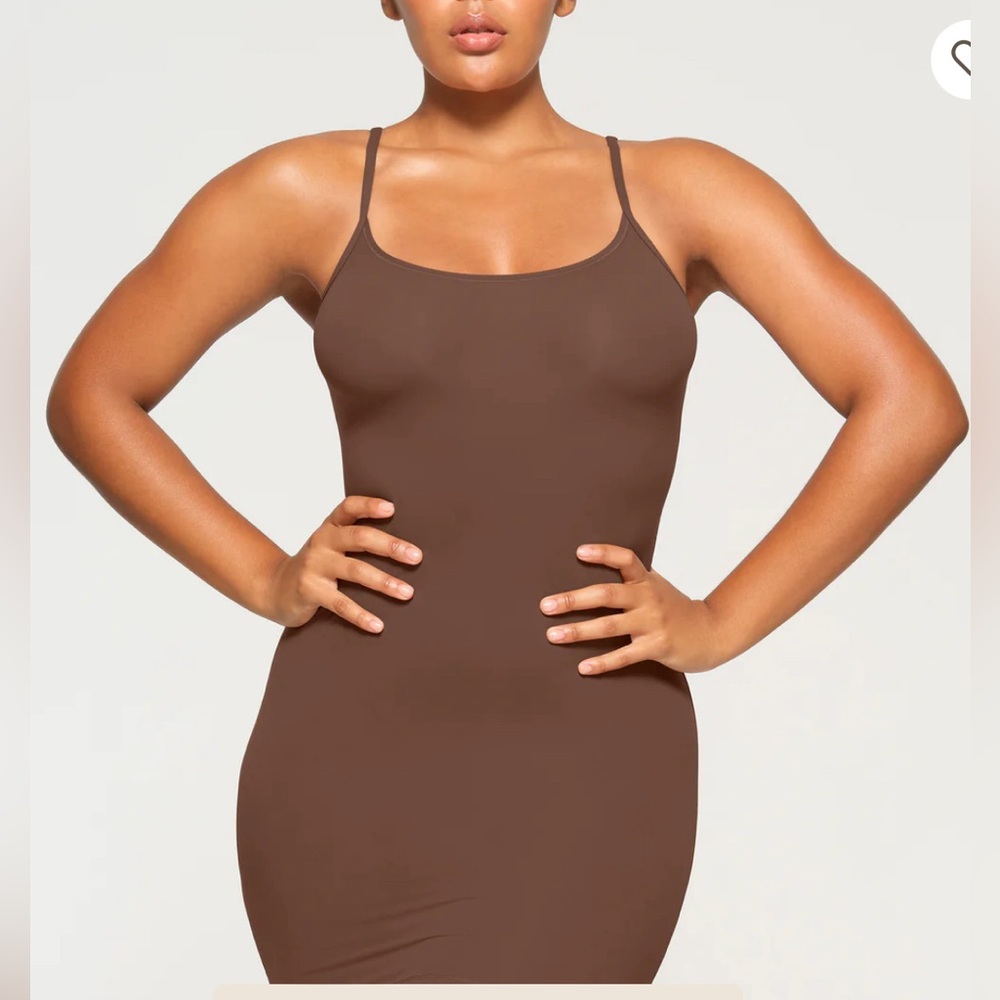 SKIMS Brown Mini Dress